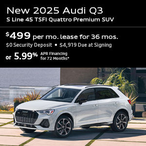 Audi Q3 Promotional Offer